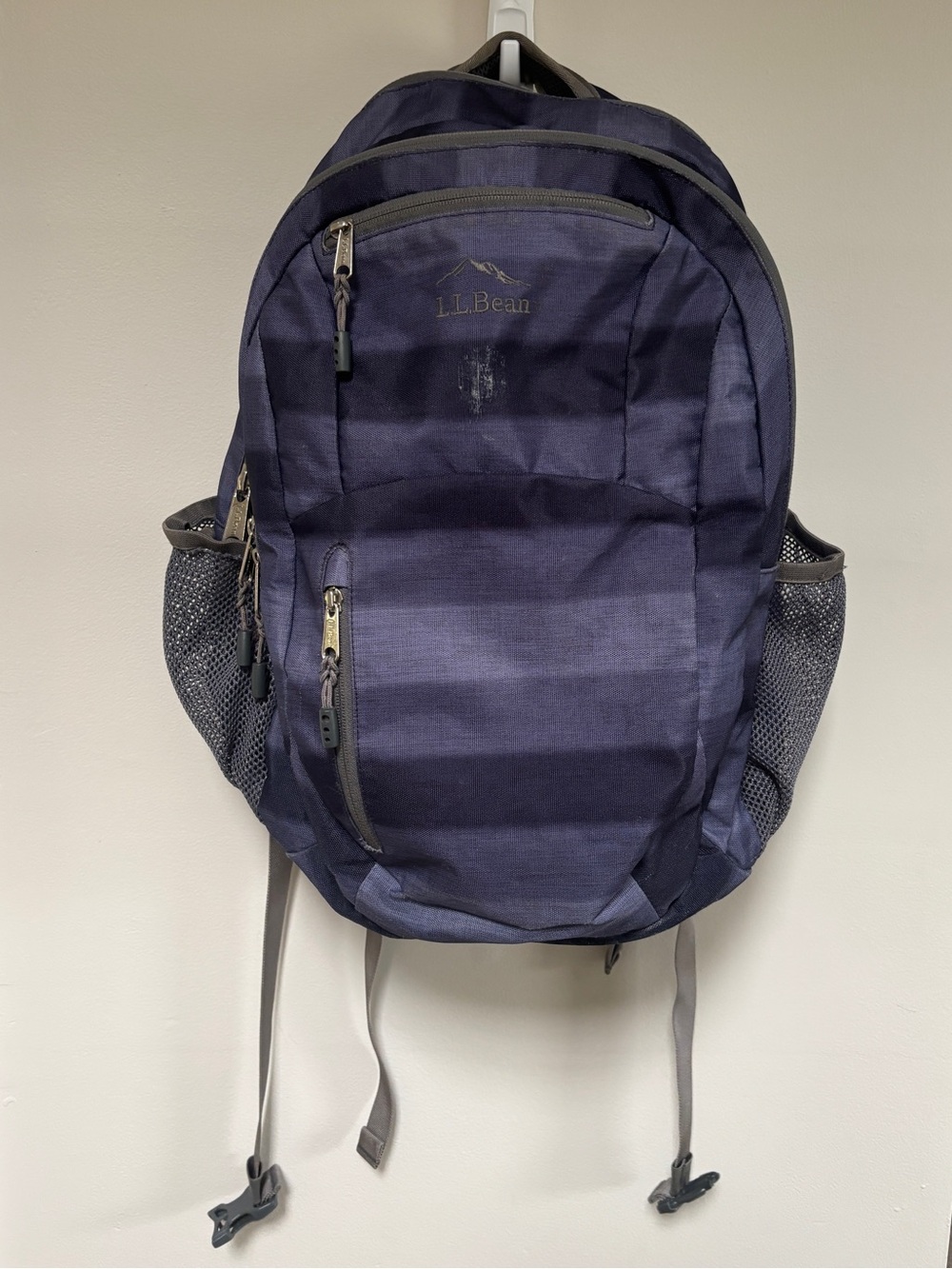 L.L. Bean Gray Blue Backpack